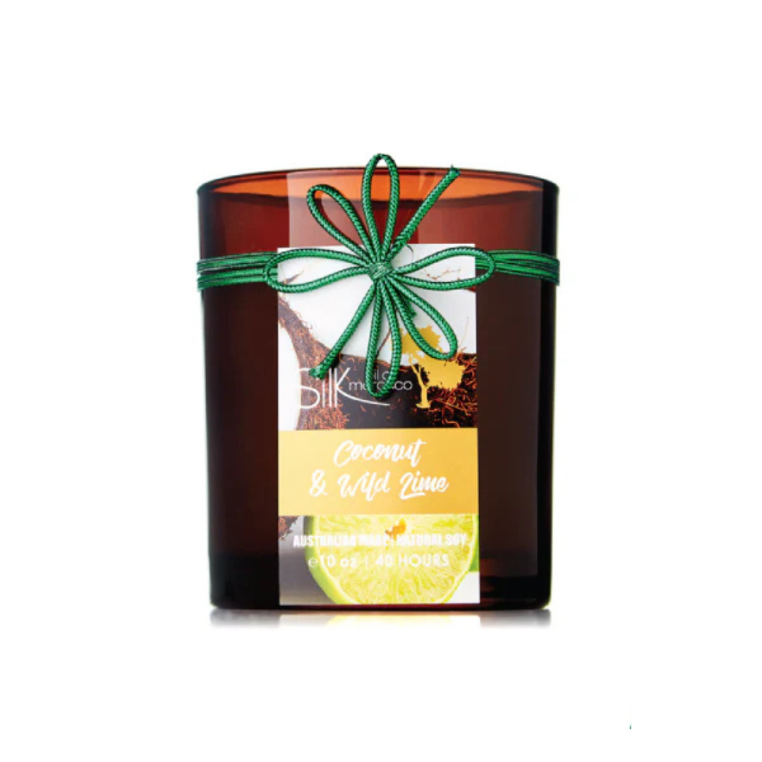 Coconut & Wild Lime Amber Natural Soy Candle