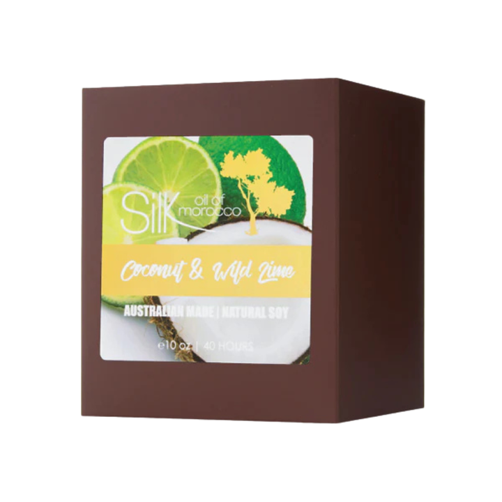 Coconut & Wild Lime Amber Natural Soy Candle