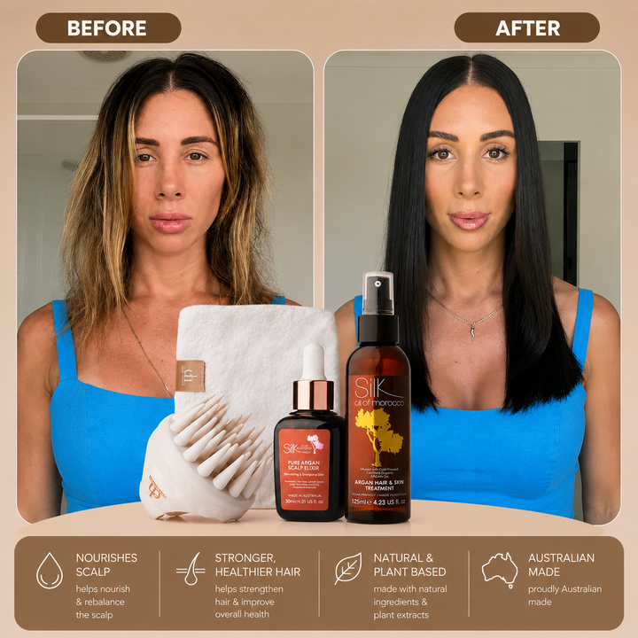 Silk Oil of Morocco - The Complete Hair Oiling Kit