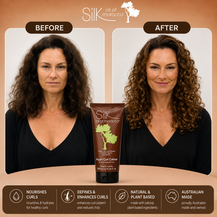 Silk Oil of Morocco - Argan Curl Crème (Curly Girl Approved)