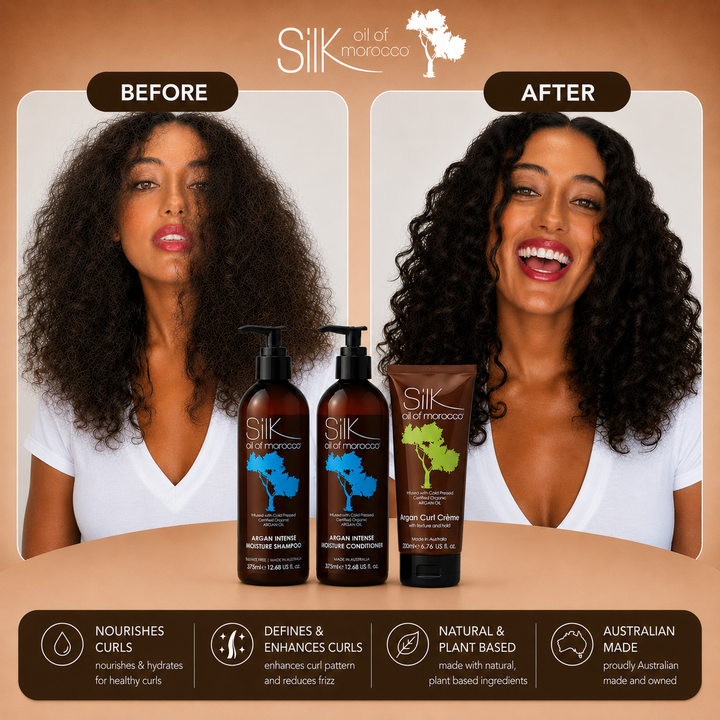 Silk Oil of Morocco - Curly Girl Trio