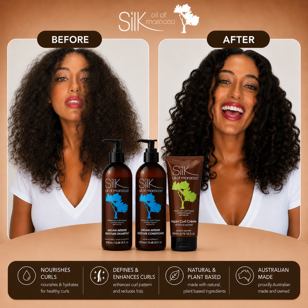 Curly Girl Trio – Argan Oil Bundle for Defined, Moisturised Curls