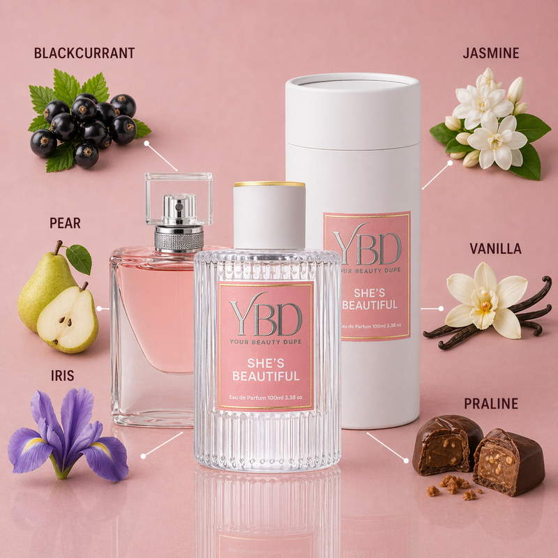 Your Beauty Dupe - She’s Beautiful Perfume — Inspired by Lancôme La Vie Est Belle