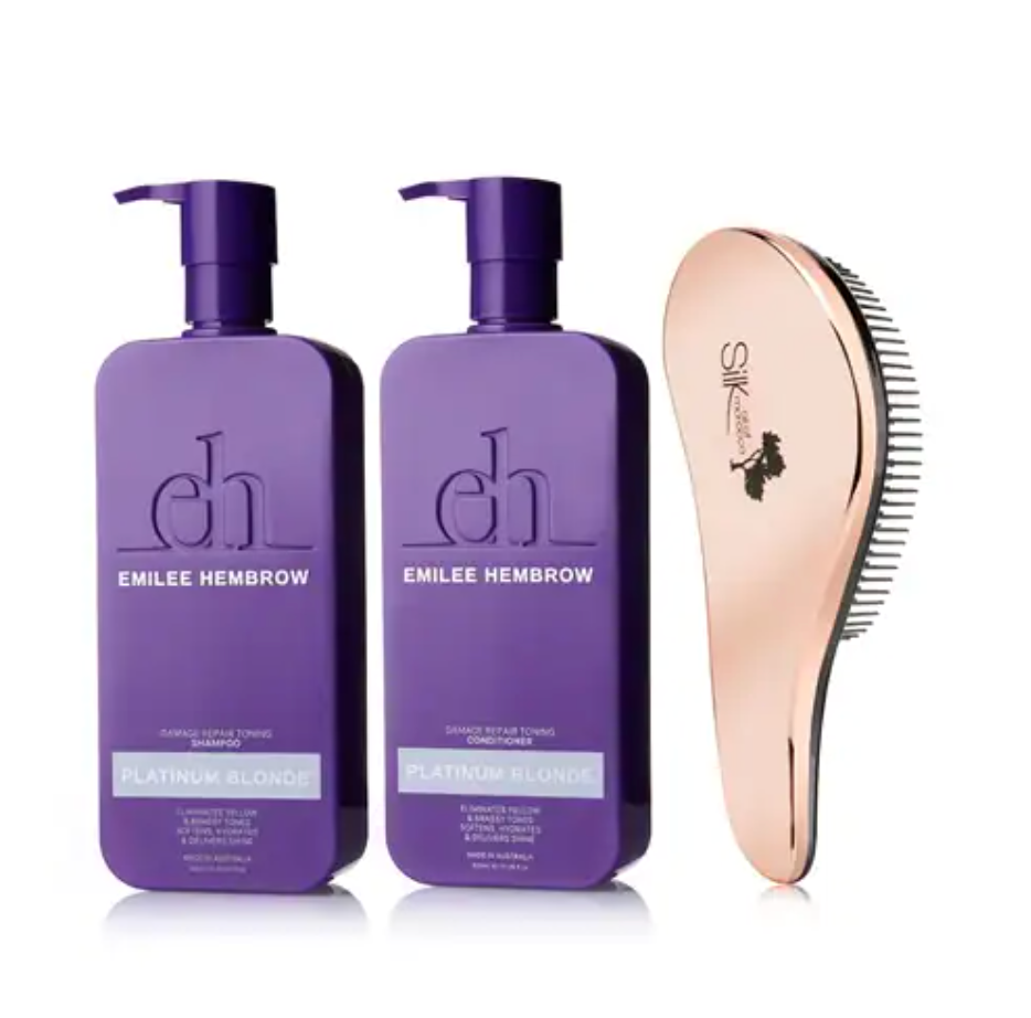 Emilee Hembrow Blonde Toning S&C w/ Rose Gold Brush - TVSN 145317