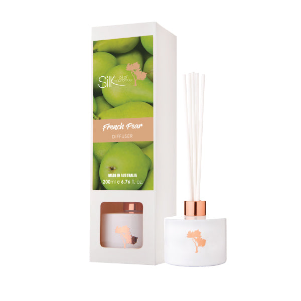 French Pear Reed Diffuser – Silk Oil of Morocco