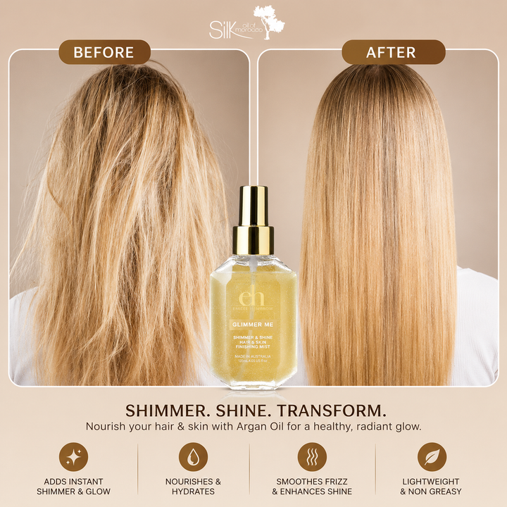 Emilee Hembrow - Glimmer Me Argan Shimmer & Shine Finishing Mist