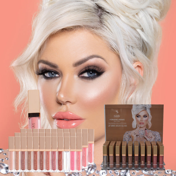 The Nude Collective Argan Vegan Lip Shine Starter Pack Option 2