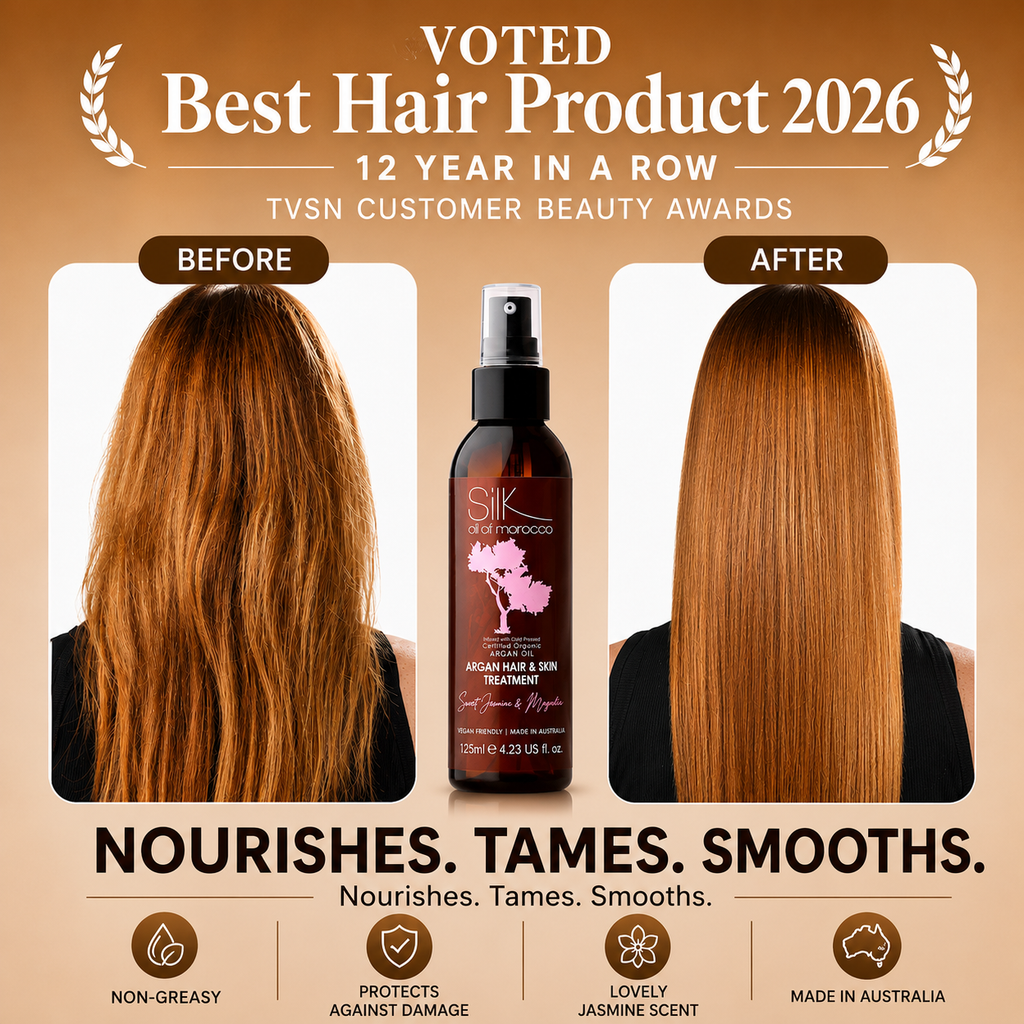 Silk Oil of Morocco - Sweet Jasmine and Magnolia Argan Hair & Skin Tre