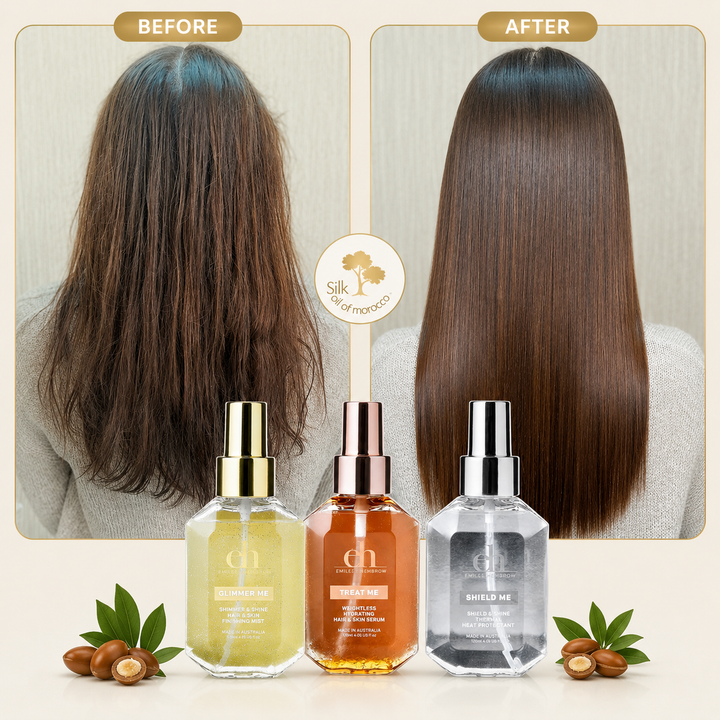 Emilee Hembrow - Shield, Glimmer & Treat Me Argan Trio