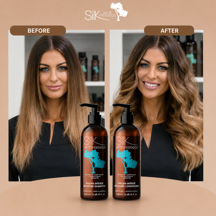 Silk Oil of Morocco - Argan Intense Moisture Shampoo + Conditioner Duo