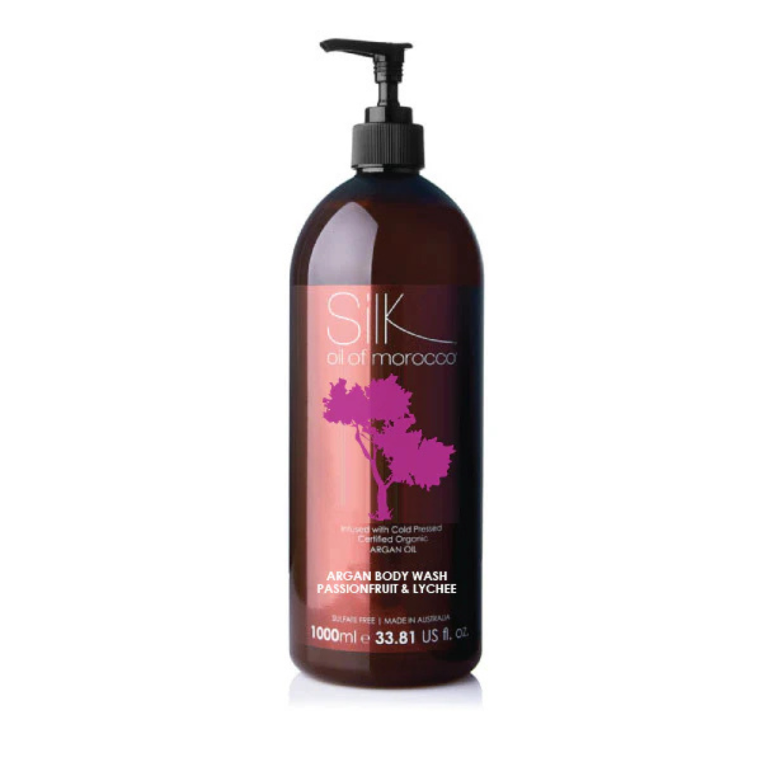 Passionfruit & Lychee Argan Body Wash
