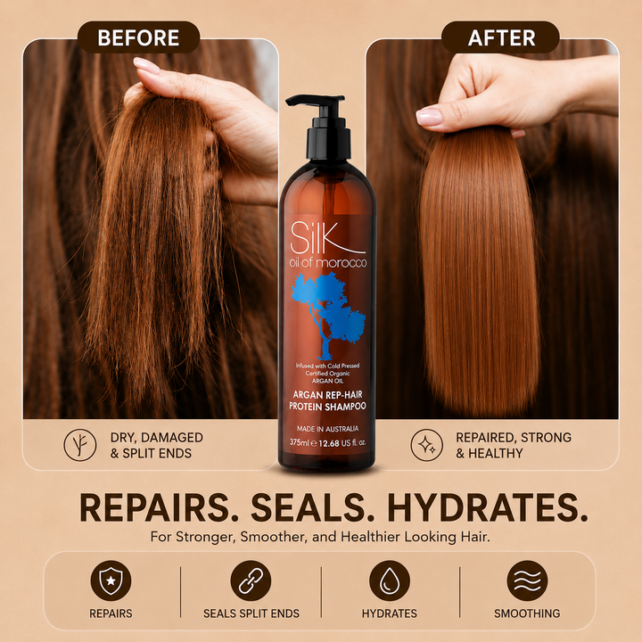 Silk Oil of Morocco - Argan REP-Hair Protein Shampoo