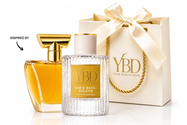 Your Beauty Dupe She’s Back Golden Perfume — Inspired by Poême Lancôme