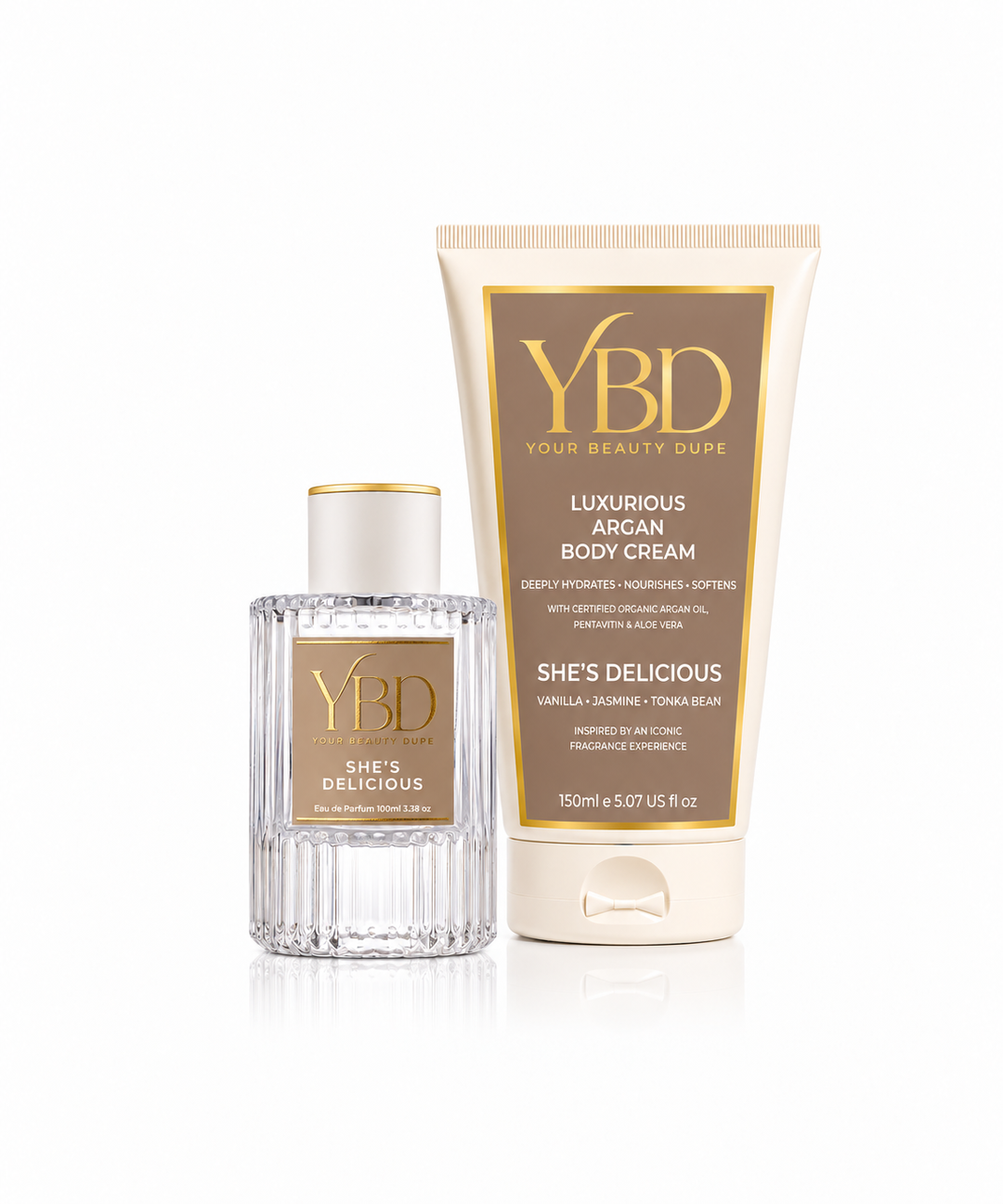 Your Beauty Dupe x Silk Oil of Morocco - The Indulgence Duo - She's Delicious - Inspired by Kayali Vanilla 28