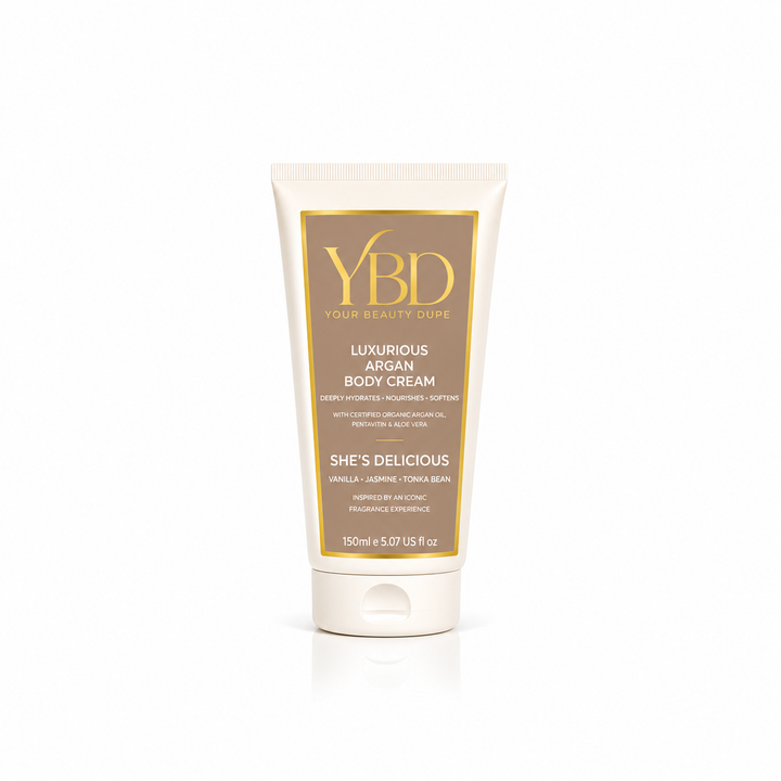 Your Beauty Dupe - She's Delicious Argan Body Cream - Inspired by Kayali Vanilla 28