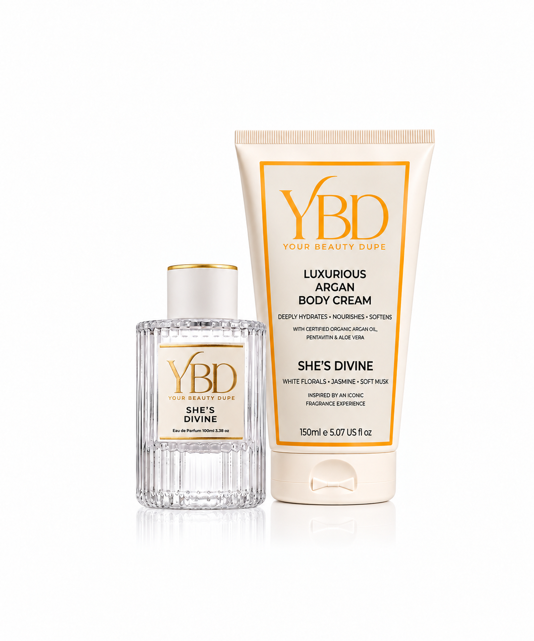 Your Beauty Dupe x Silk Oil of Morocco - The Indulgence Duo - She's Divine - Inspired by J'adore Dior
