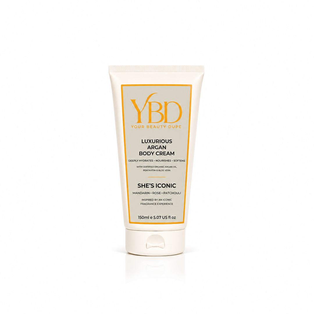 Your Beauty Dupe - She's Iconic Argan Body Cream - Inspired by Chanel No.5