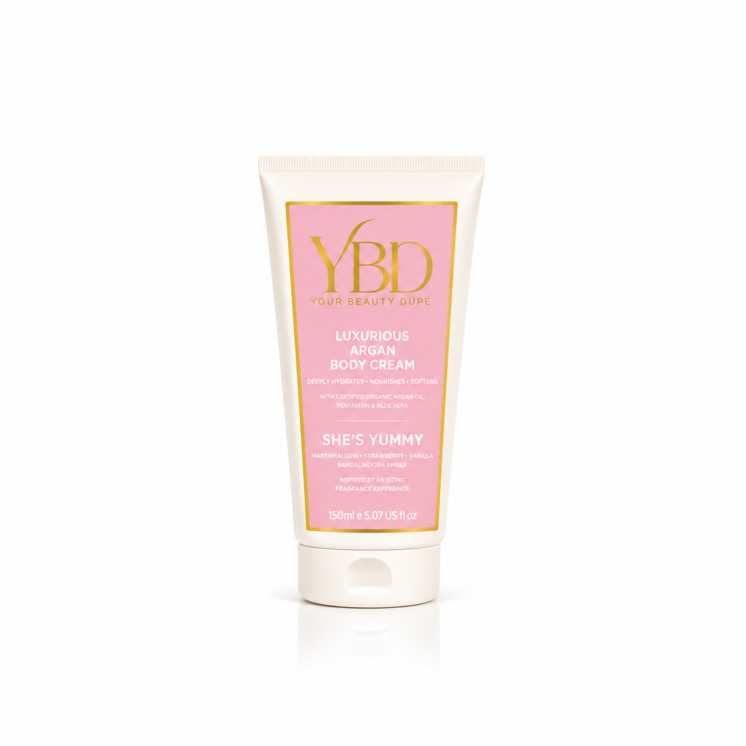 Your Beauty Dupe - She's Yummy Argan Body Cream - Inspired by Kayali Boujee Marshmallow