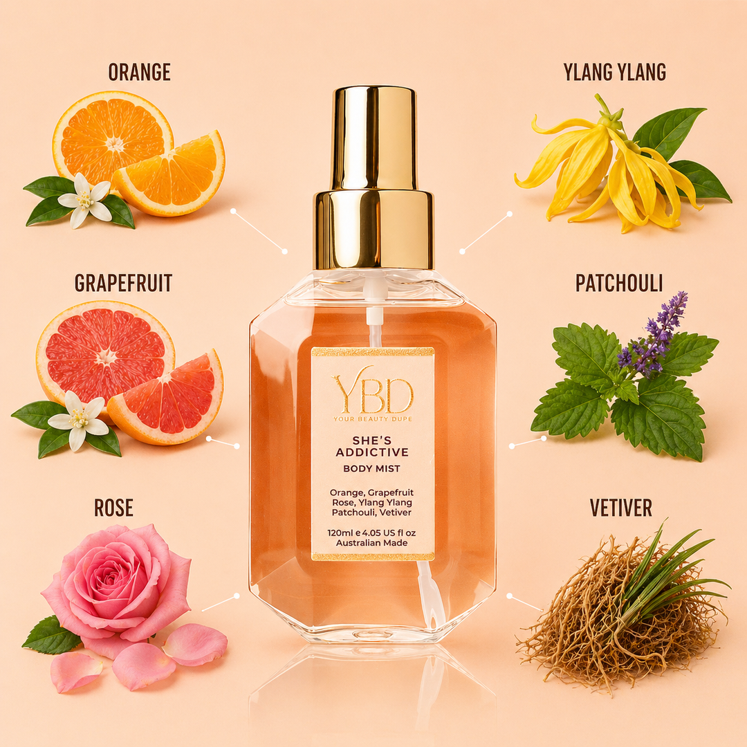 Your Beauty Dupe - She's Addictive Body Mist - Inspired by Coco Mademoiselle Chanel Paris