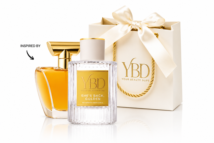 Your Beauty Dupe She’s Back Golden Perfume — Inspired by Poême Lancôme