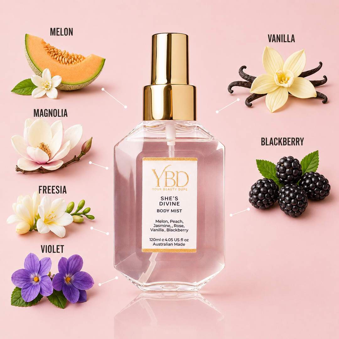 Your Beauty Dupe - She's Divine Body Mist - Inspired by J’adore Dior