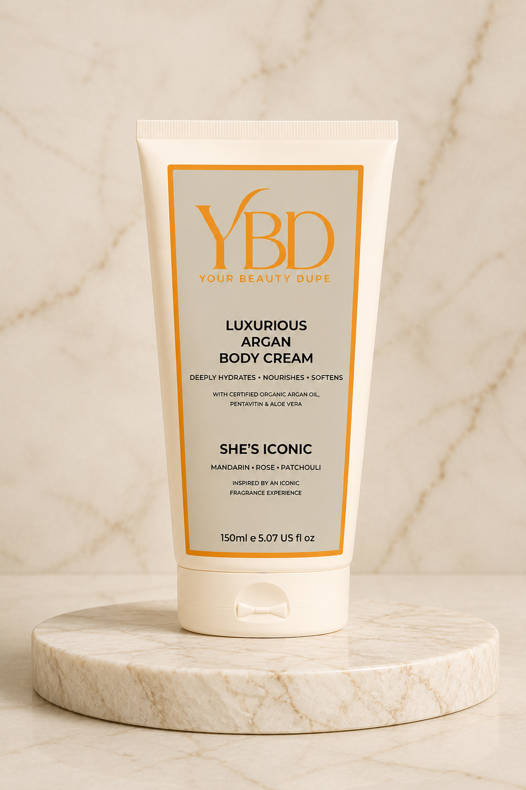 Your Beauty Dupe - She's Iconic Argan Body Cream - Inspired by Chanel No.5