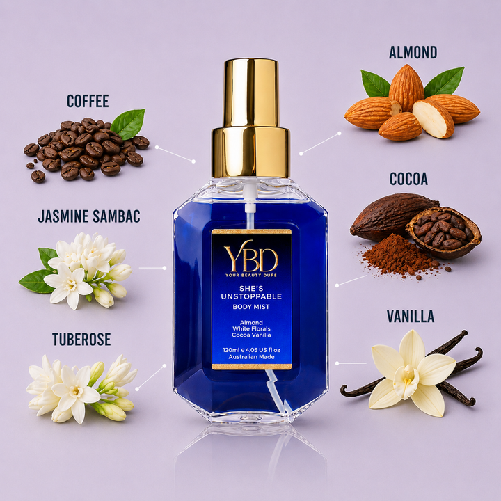 Your Beauty Dupe - She's Unstoppable Body Mist - Inspired by Carolina Herrera Good Girl
