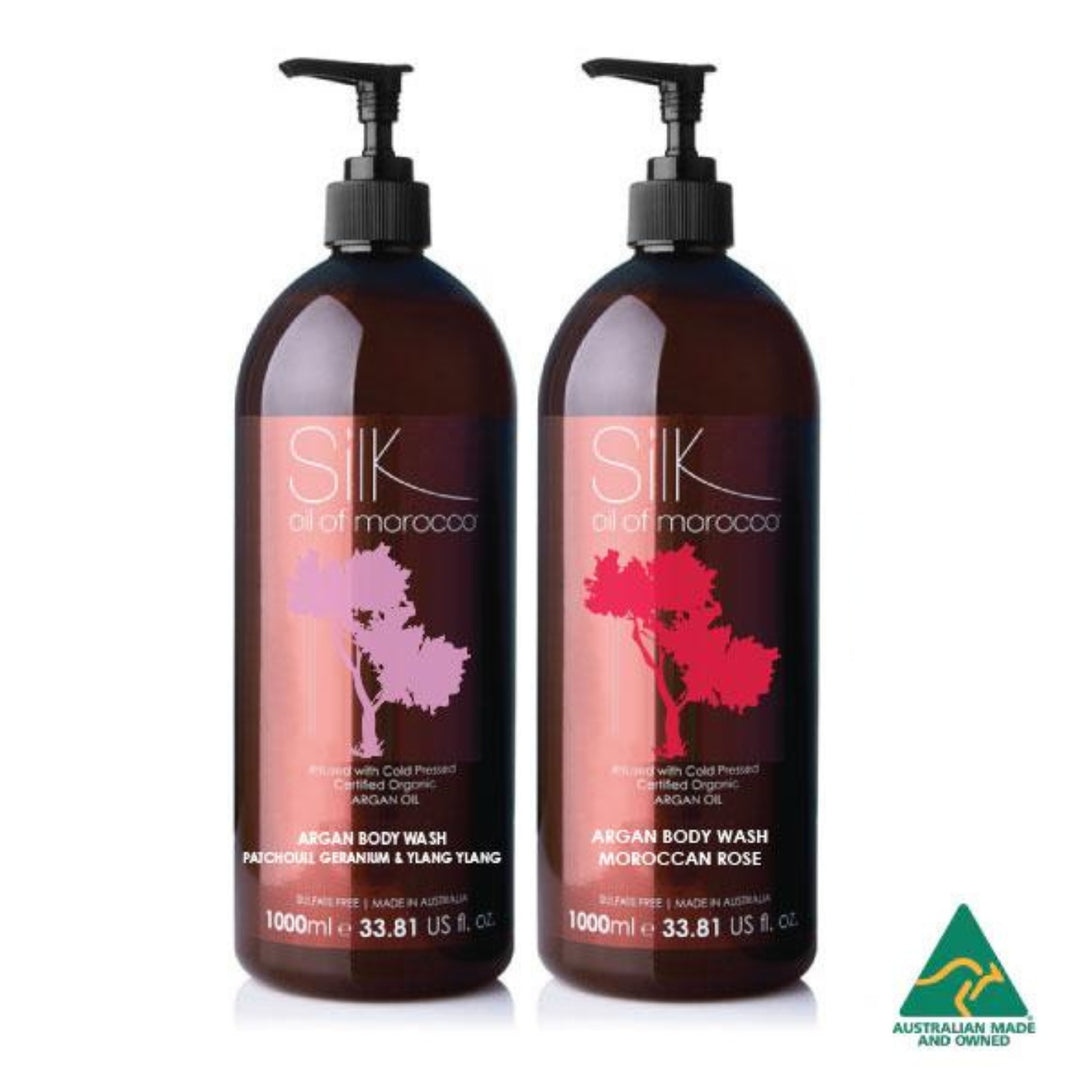 1 Litre Duo - Moroccan Rose + Patchouli, Geranium & Ylang Ylang - Trade