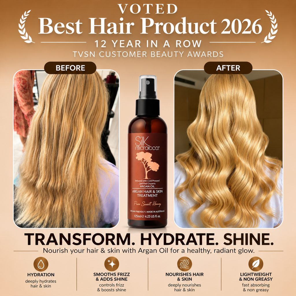 Silk Oil of Morocco - Sweet Honey Argan Hair & Skin Treatment