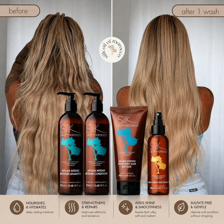 Silk Oil of Morocco - The Moisture Collection (Everything You Need)