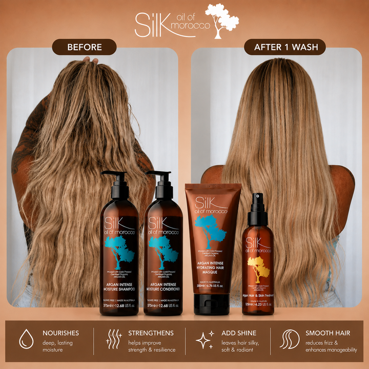 Silk Oil of Morocco - The Moisture Collection (Everything You Need)