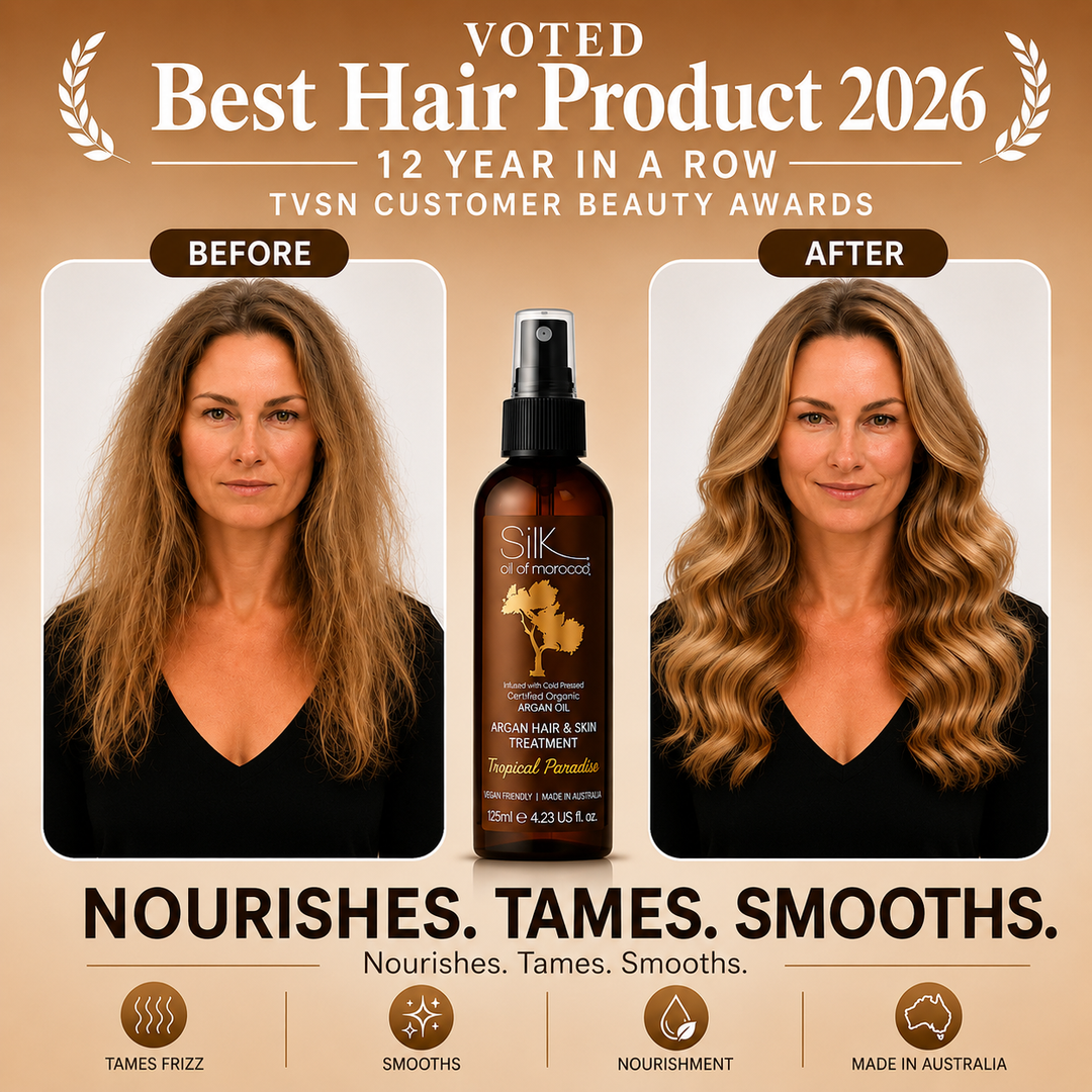 Silk Oil of Morocco - Tropical Paradise Argan Hair & Skin Treatment Serum