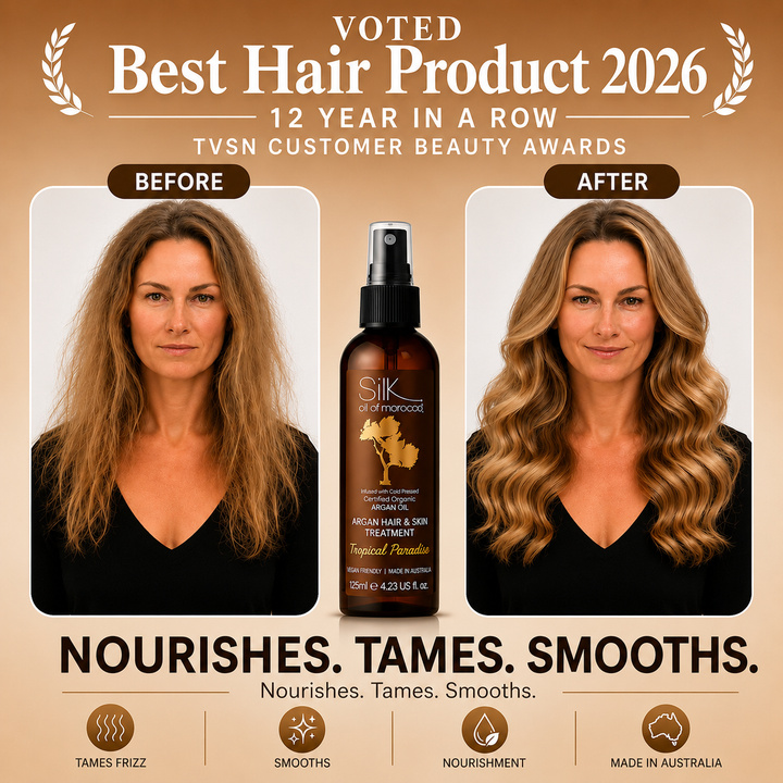 Silk Oil of Morocco - Tropical Paradise Argan Hair & Skin Treatment Serum