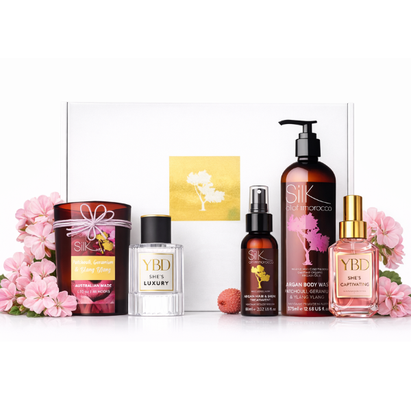 Silk Oil of Morocco x Your Beauty Dupe - Velvet Bloom Mother's Day Hamper