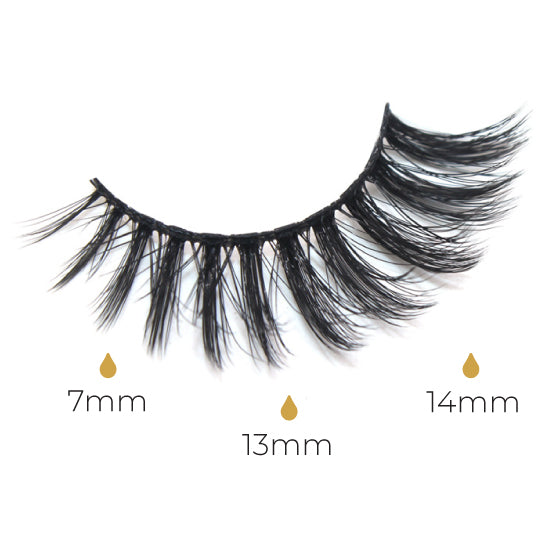 Faux Mink Lashes & Lash Bond Liner Black - Value Pack