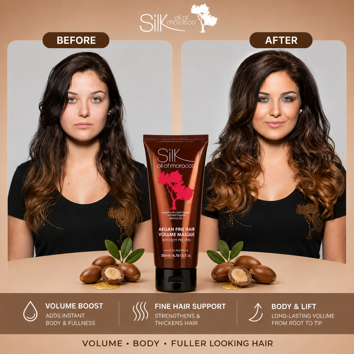 Silk Oil of Morocco - Argan Fine Hair Volume Masque