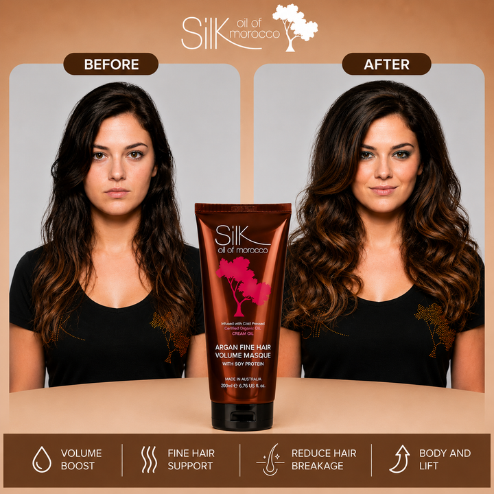 Silk Oil of Morocco - Argan Fine Hair Volume Masque