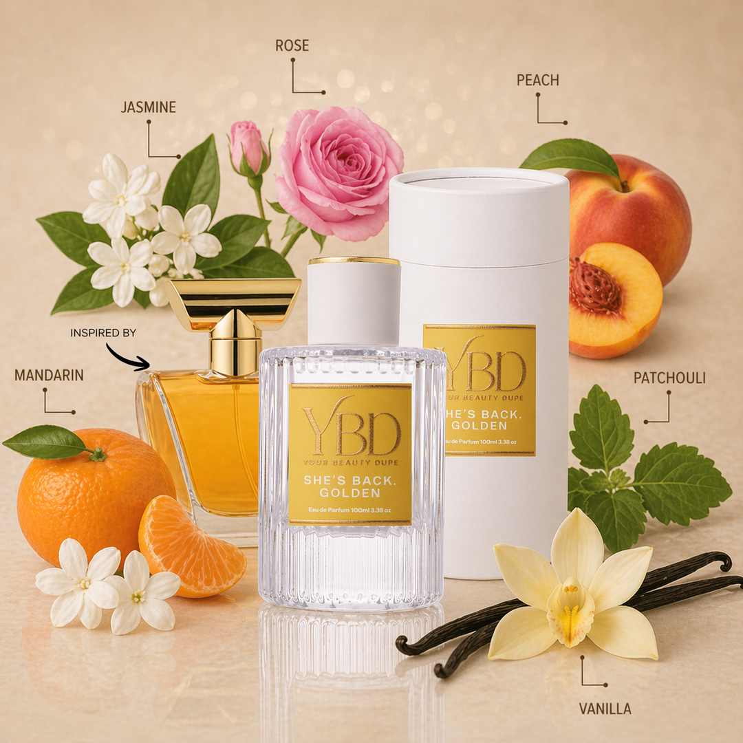 Your Beauty Dupe She’s Back Golden Perfume — Inspired by Poême Lancôme