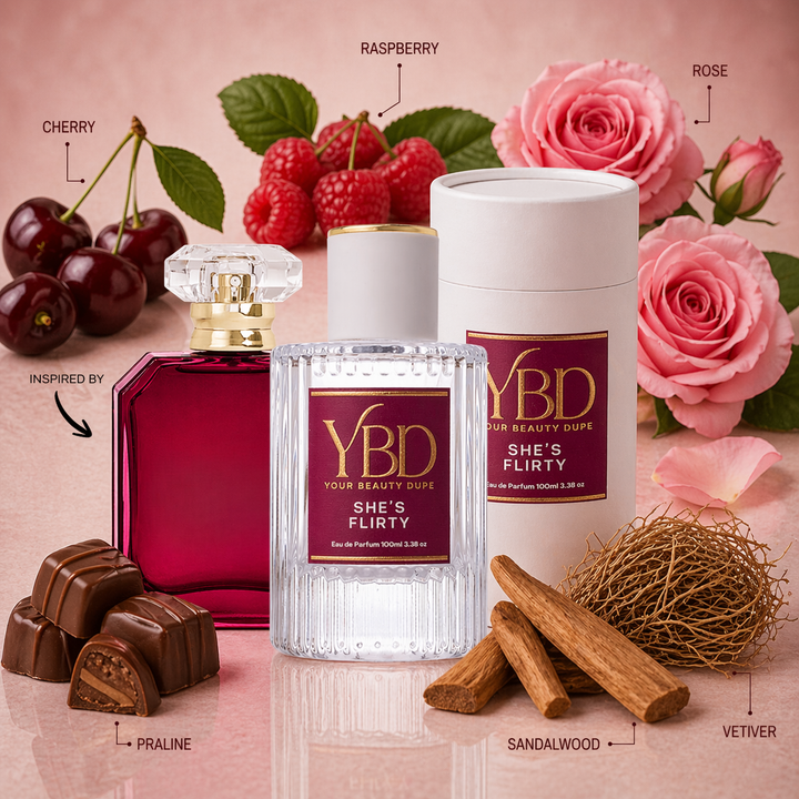 Your Beauty Dupe She’s Flirty Perfume — Inspired by Lovefest Burning Cherry 48 Kayali