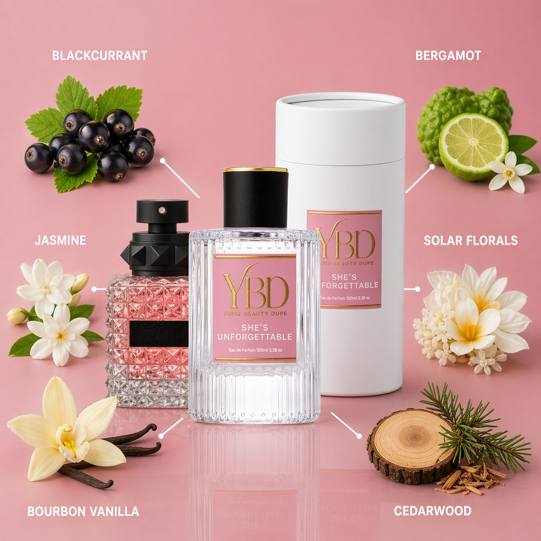 Your Beauty Dupe - She’s Unforgettable Perfume — Inspired by Valentino Born in Roma