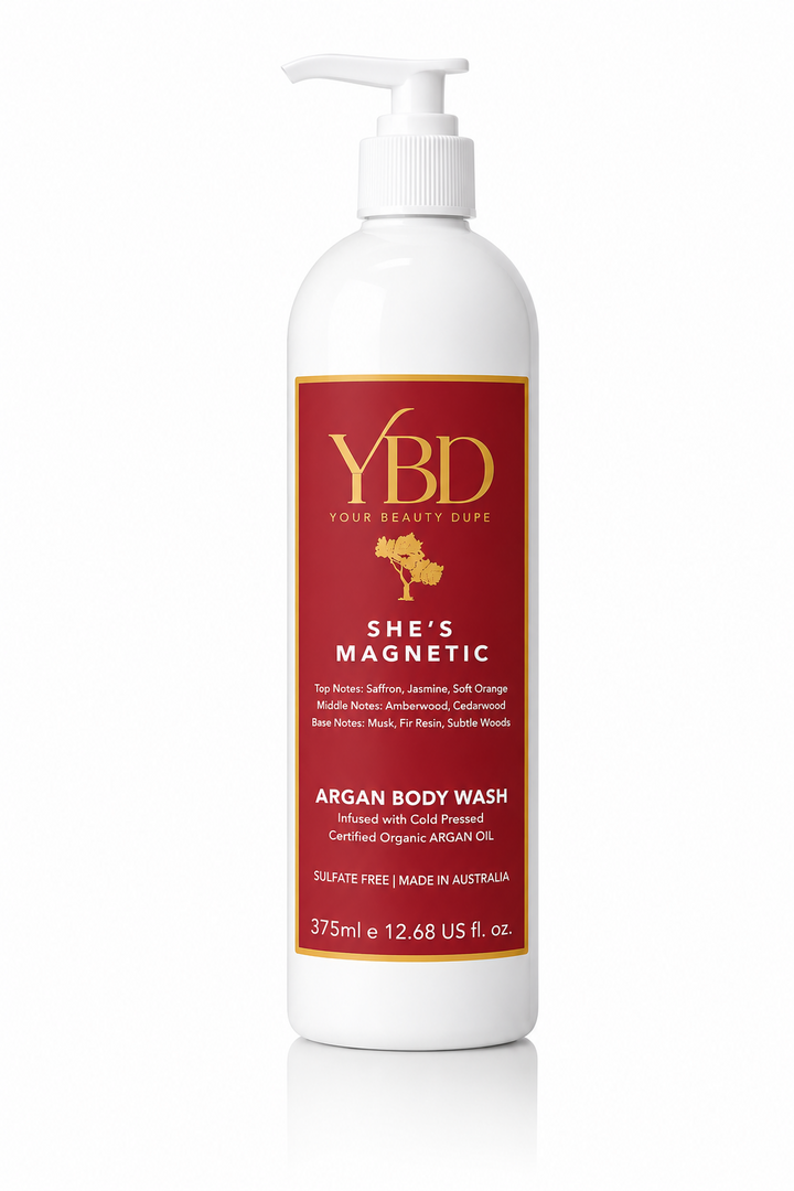 YBD x Silk Oil of Morocco - The Total Body Edit - She's Magnetic - Inspired by Baccarat Rouge 540 MFK's