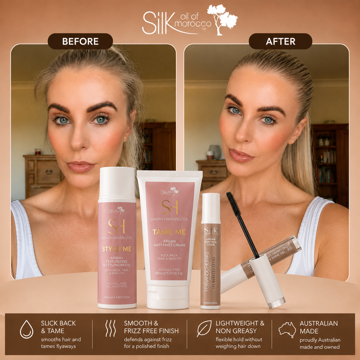 Sarah Harrington x Fernando Hervas - Argan Hair Slickers