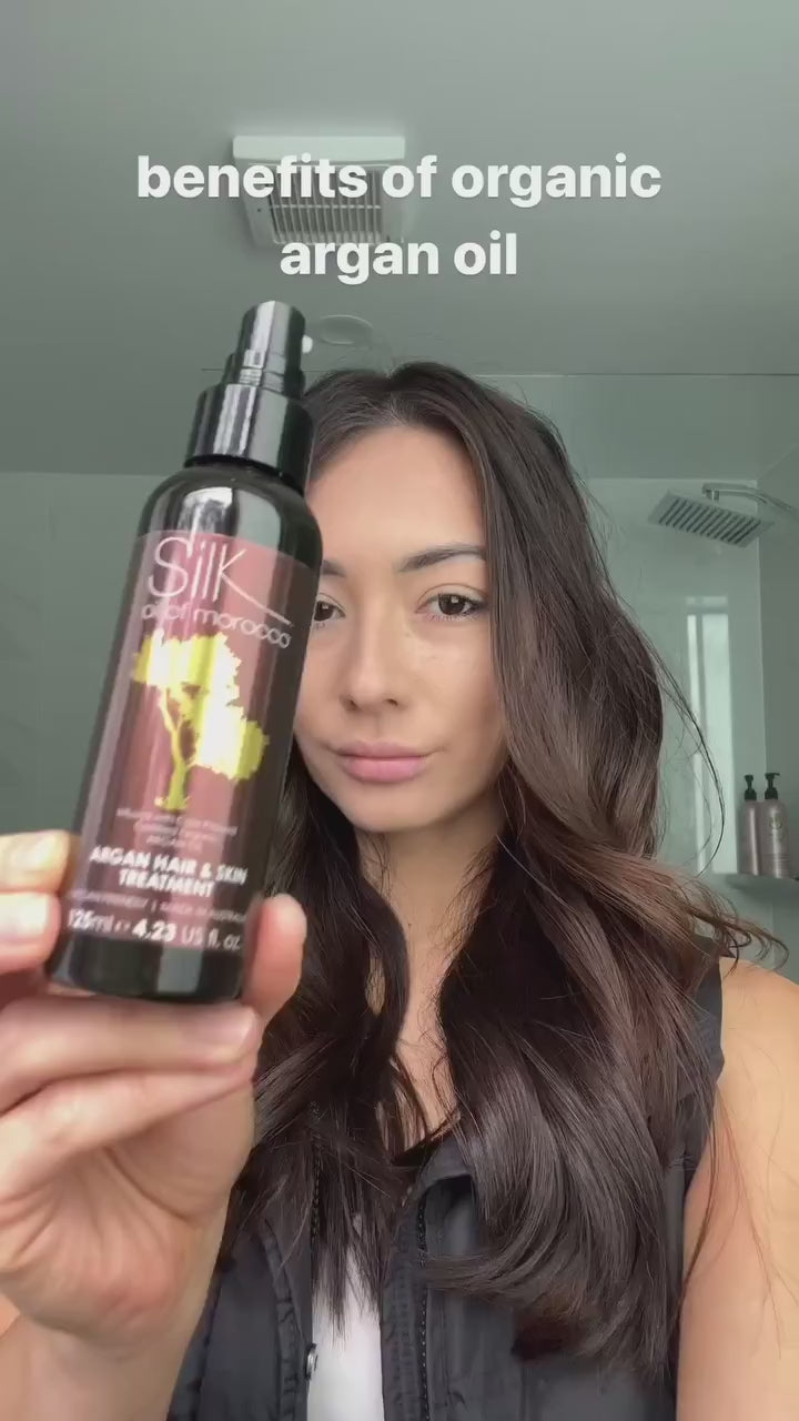 Silk Argan Hair & Skin Treatment 3本セット新品 Argan Hair & Skin Treatment – Silk Oil of Morocco