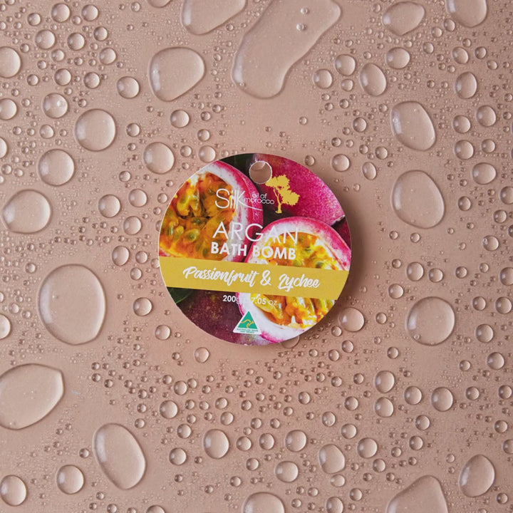 Patchouli, Geranium & Ylang Ylang Argan Bath Bomb