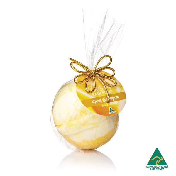 Sweet Lemongrass Argan Bath Bomb