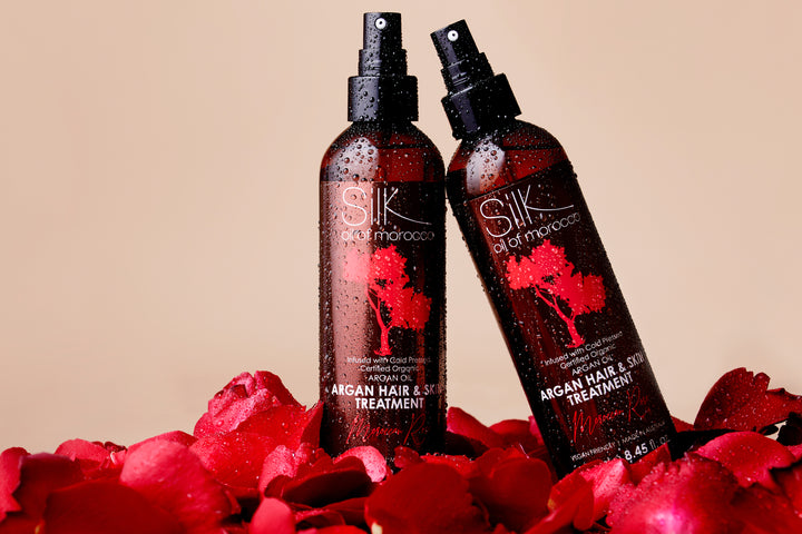 Argan Moroccan Rose Hair & Skin Treatment Serum Starter Pack