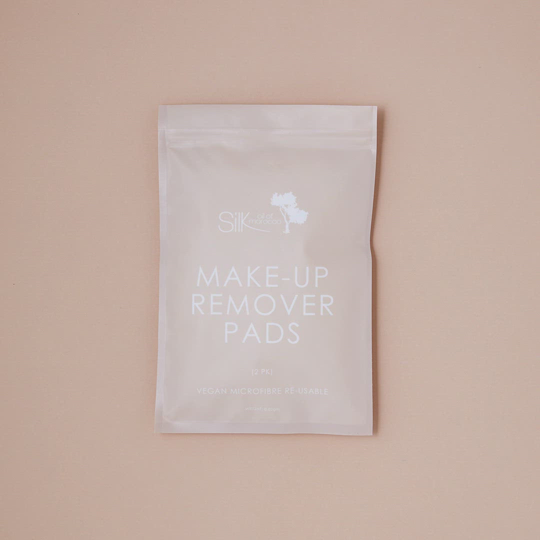 Microfibre Re-useable Makeup Remover Pads (2PK White & Cream)