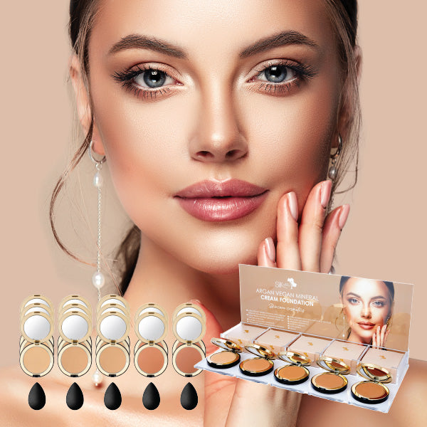 Argan Vegan Cream Compact - Trade Starter Pack