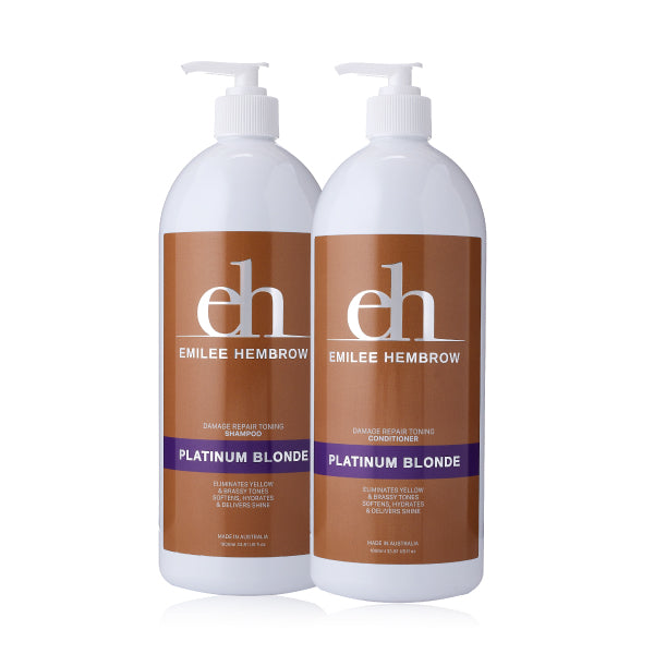 Emilee Hembrow - Argan Platinum Blonde 1 Litre Duo
