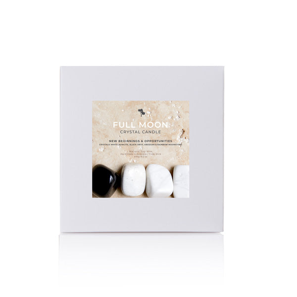 Full Moon Crystal Candle - Extra Large